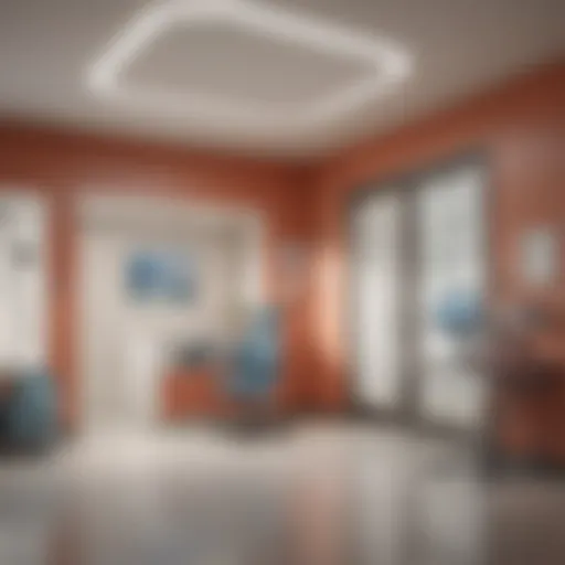 Illustration of ADC Walk-In Clinic interior showcasing patient-friendly environment