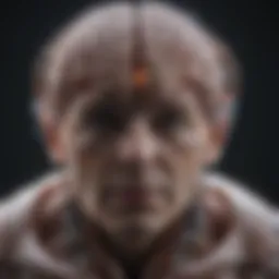 A close-up view of advanced neural imaging technology showcasing brain activity.