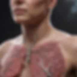 Diagram illustrating ALK rearrangements in NSCLC