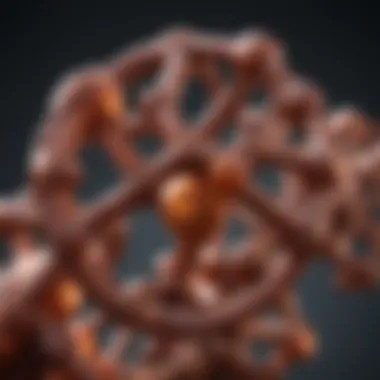 Chemical Structure of Iron(III) Oxide (Fe2O3) Chemical structure of Iron(III) oxide