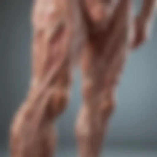 Visualization of muscle fiber degeneration in LGMD