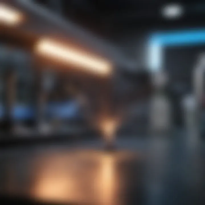 Research laboratory utilizing fibre optics for scientific exploration
