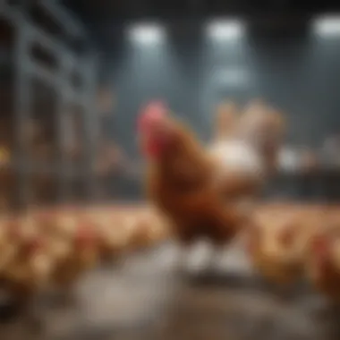 Antibiotic Resistance in Chickens Chart depicting antibiotic resistance in poultry