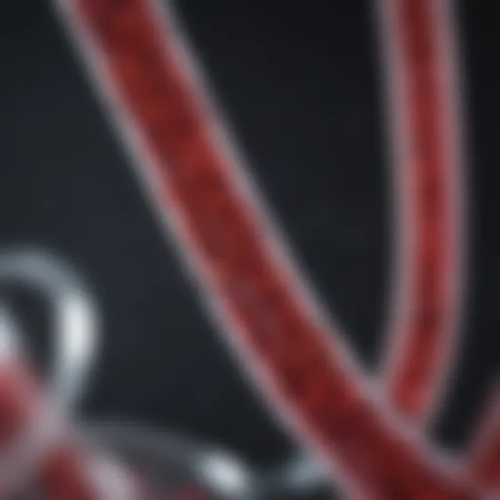 A futuristic concept image depicting personalized medicine through innovative blood work technologies.