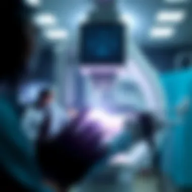 C-Arm Technology in Action Illustration of C-Arm technology in action