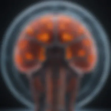 CT Scan of Tumor Advanced imaging technology showcasing a CT scan of a tumor