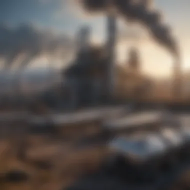 Innovative Carbon Capture Techniques Visualization of carbon capture technology in action