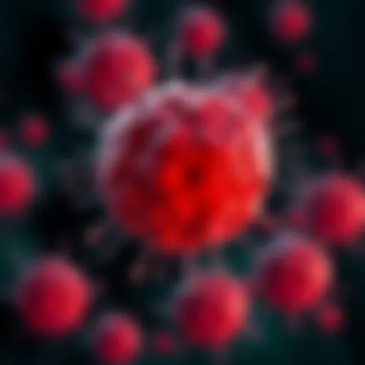 Visual representation of B-lymphocytes proliferation in CLL