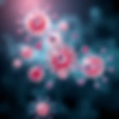 Illustration of targeted therapy mechanisms in CLL
