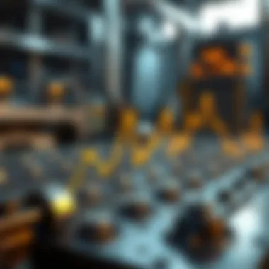 Modern Advancements in Metallurgy Graph illustrating modern advancements in metallurgy