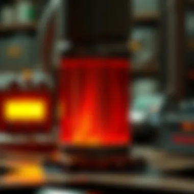 Thermodynamic Principles in Metallurgy Visual representation of thermodynamic principles in metallurgy