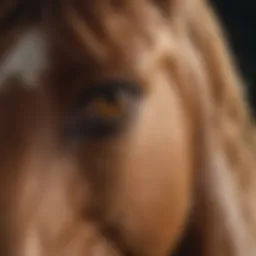 Equine exhibiting symptoms of Faecal Water Syndrome