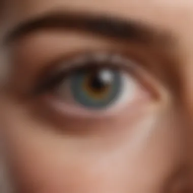 Cosmetic Approaches to Eye Color Change A conceptual representation of cosmetic applications and their effects on eye color.
