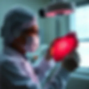 Clinical Assessment of Cardiac Health Medical professional conducting a cardiac examination