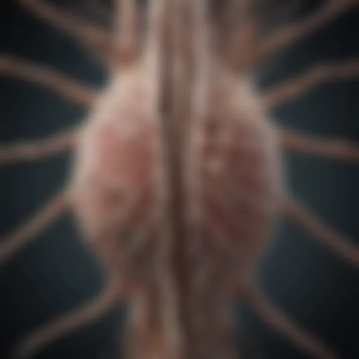 An intricate diagram showcasing the structure of the central nervous system.