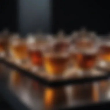 A Spectrum of Teas: An Overview Various teas displayed in elegant glassware