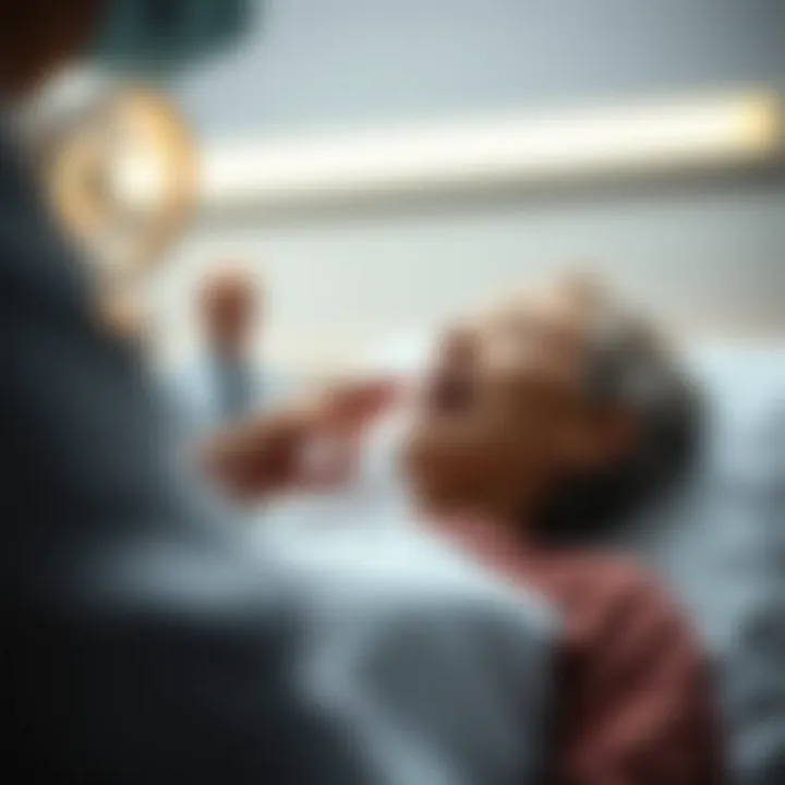 Swallowing Assessment in Dysphagia Patient undergoing a swallowing assessment