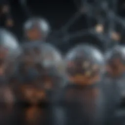 A network of interconnected nodes representing machine learning algorithms.