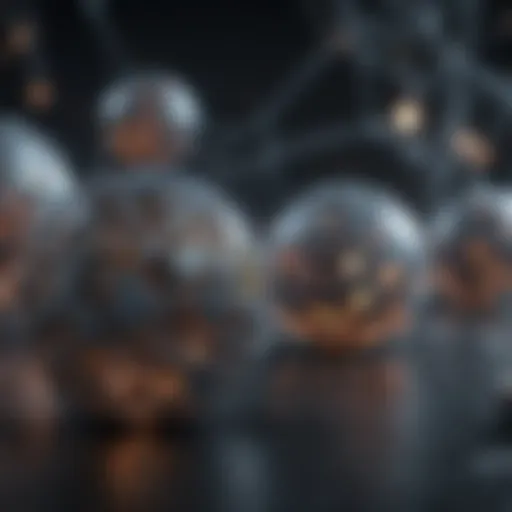 A network of interconnected nodes representing machine learning algorithms.