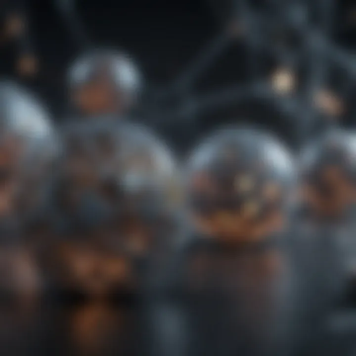 A network of interconnected nodes representing machine learning algorithms.