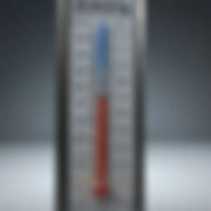 Infographic depicting factors affecting thermometer accuracy