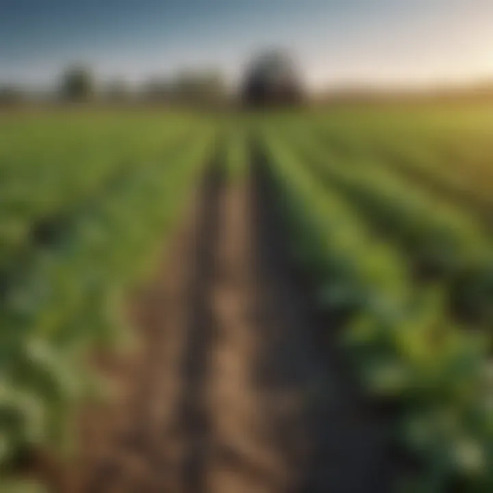Graph representing crop yield improvements through meristematic research
