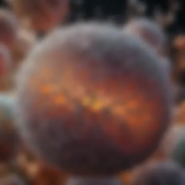 Microbial Growth Patterns Analysis Graphical representation of microbial growth patterns analyzed through software