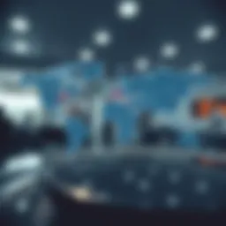 Global map highlighting vaccine distribution networks