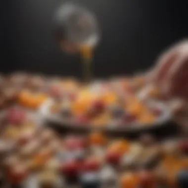 Visual representation of metabolism and appetite control mechanisms