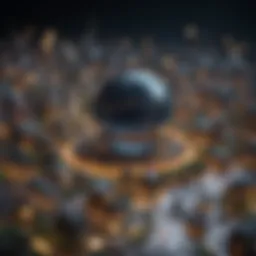 A visual representation of the small world phenomenon in social networks