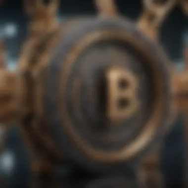Blockchain Interlinking Art Forms An abstract representation of blockchain technology interlinking various art forms.