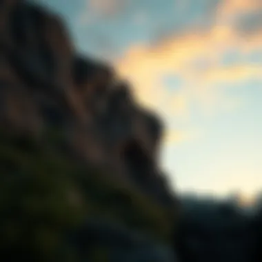 Ancient geological formations showcasing family lineage connections