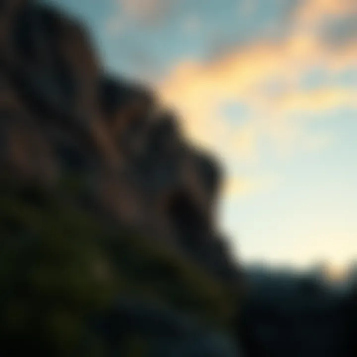 Ancient geological formations showcasing family lineage connections