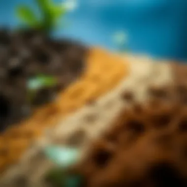 Diverse soil types illustrating their influence on ancestry