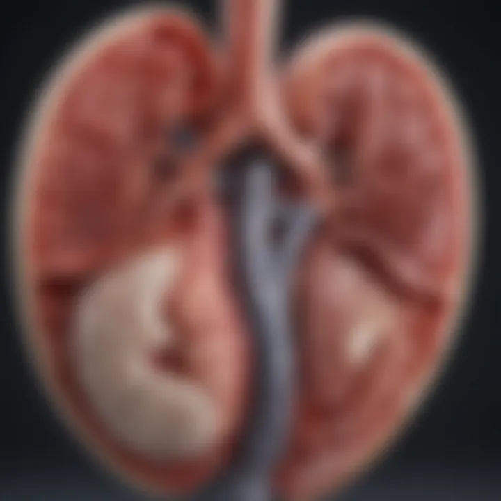 Illustration of kidney anatomy highlighting renal function