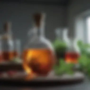 Scientific Analysis of Herbal Extracts A modern laboratory where herbal extracts are being analyzed for scientific research.