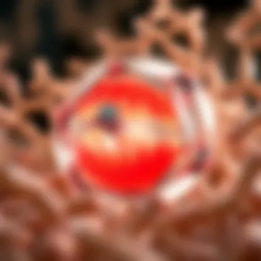 Visual representation of probiotics and their effects on oral health