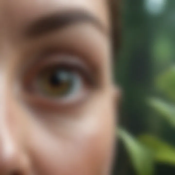 Close-up of nature elements reflecting mindfulness