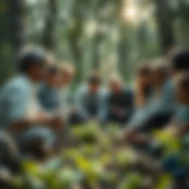 Collaboration among various stakeholders for ecosystem management