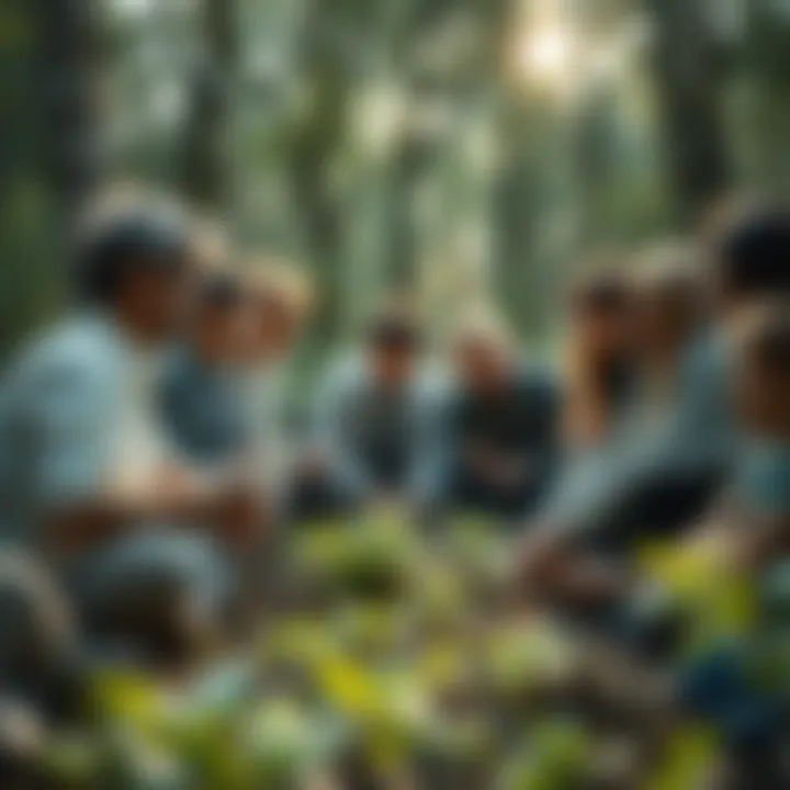 Collaboration among various stakeholders for ecosystem management