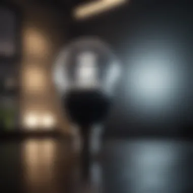 A modern LED bulb showcasing energy efficiency.