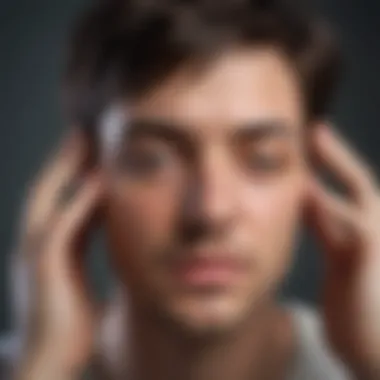 An infographic displaying common triggers of dizziness and headaches