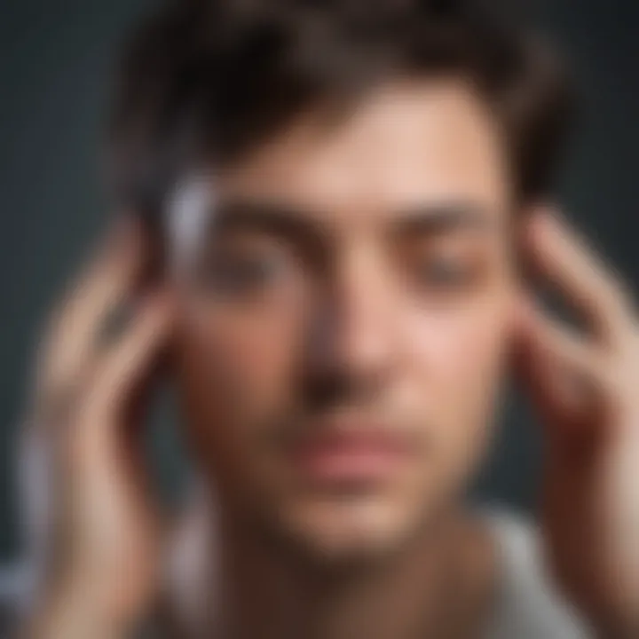 An infographic displaying common triggers of dizziness and headaches
