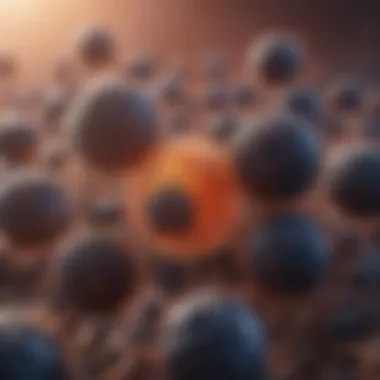 Microscopic Analysis of Melanoma Cells Microscopic view of melanoma cells