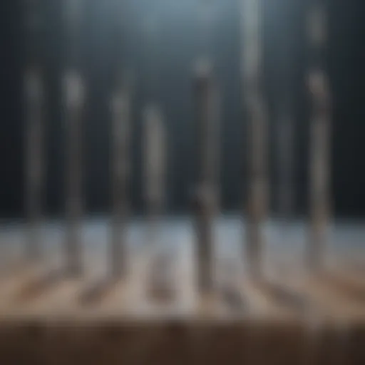 Illustration of the principles of vibration forks
