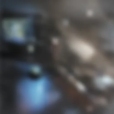 Future Innovations in VR Gaming A futuristic concept of VR gaming with advanced technology.