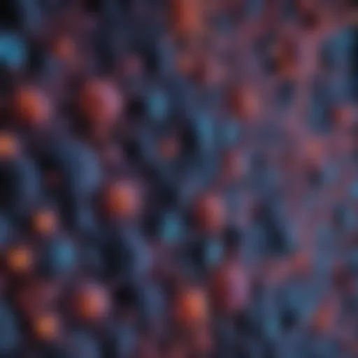 Fluorescent microscope capturing cellular structures