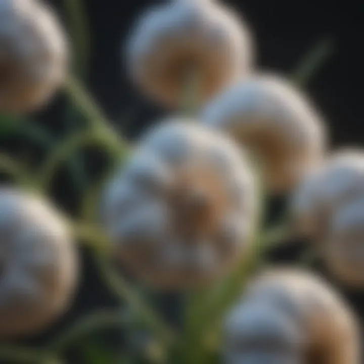 Scientific representation of garlic oil's chemical structure