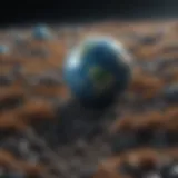 Visual representation of global population growth trends