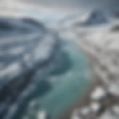 Glacial Melt and Sea-Level Rise Illustration depicting the relationship between glacial melt and global sea-level rise